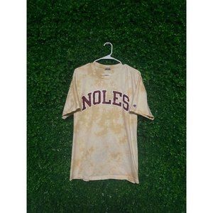 Vintage Acid Wash Florida State Seminoles T-shirt, Adult Mens Large, Reworked